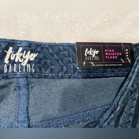 Tokyo Darling High Waisted  Wide Leg Jeans - Picture 4 of 6